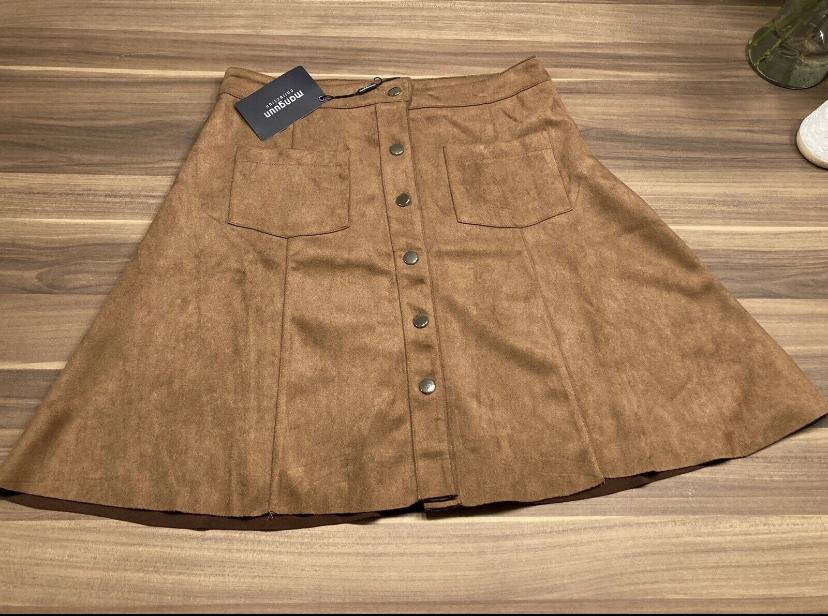 Mini Skirt-Brown