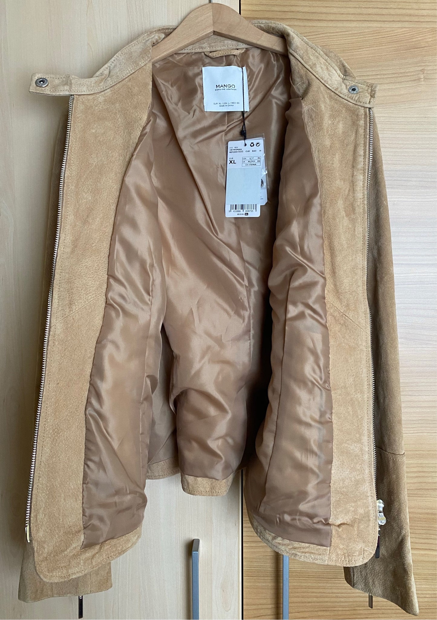 Leather jacket-Mango